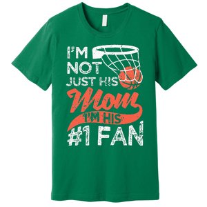 Mother Player Mothers Day Basketball Mom Number One Fan Premium T-Shirt