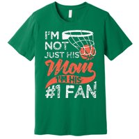 Mother Player Mothers Day Basketball Mom Number One Fan Premium T-Shirt