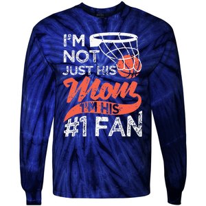 Mother Player Mothers Day Basketball Mom Number One Fan Tie-Dye Long Sleeve Shirt