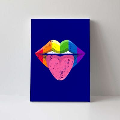 Mouth Pride Month Lgbtq+ Lgbt Lips Meaningful Gift Canvas