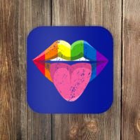 Mouth Pride Month Lgbtq+ Lgbt Lips Meaningful Gift Coaster