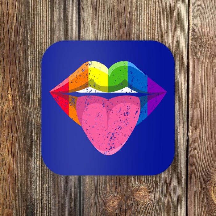 Mouth Pride Month Lgbtq+ Lgbt Lips Meaningful Gift Coaster