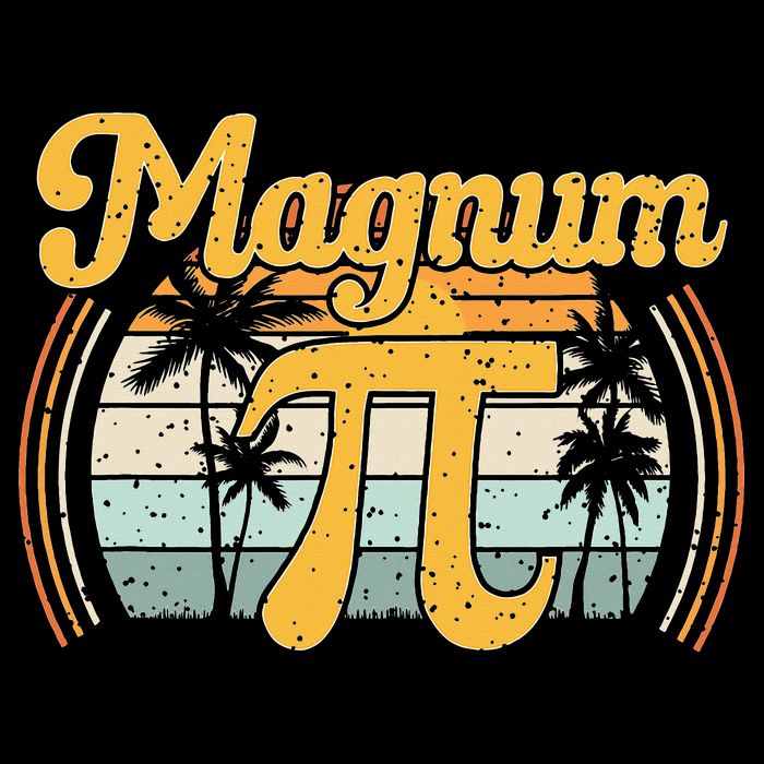 Magnum Pi Math Pi Day Retro math teacher 16oz Travel Tumbler
