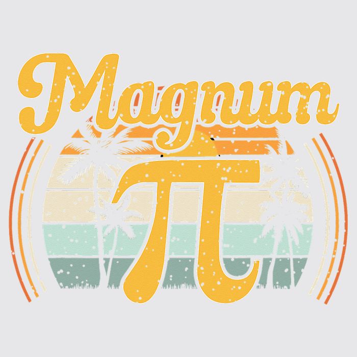 Magnum Pi Math Pi Day Retro math teacher Womens Funnel Neck Pullover Hood