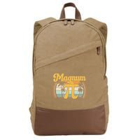 Magnum Pi Math Pi Day Retro math teacher Cotton Canvas Backpack