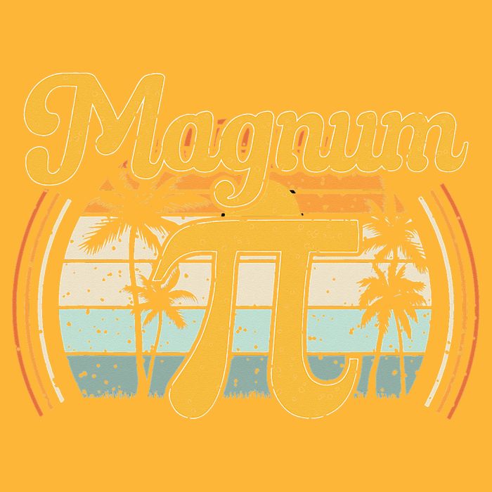 Magnum Pi Math Pi Day Retro math teacher Pom Pom 12in Knit Beanie