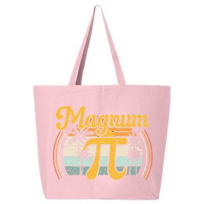 Magnum Pi Math Pi Day Retro math teacher 25L Jumbo Tote