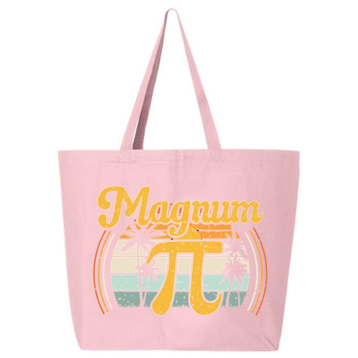 Magnum Pi Math Pi Day Retro math teacher 25L Jumbo Tote