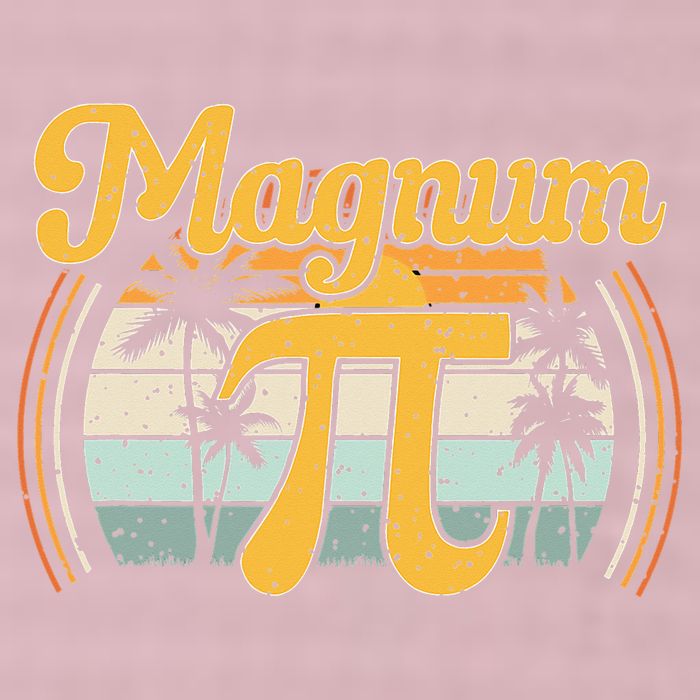 Magnum Pi Math Pi Day Retro math teacher 25L Jumbo Tote