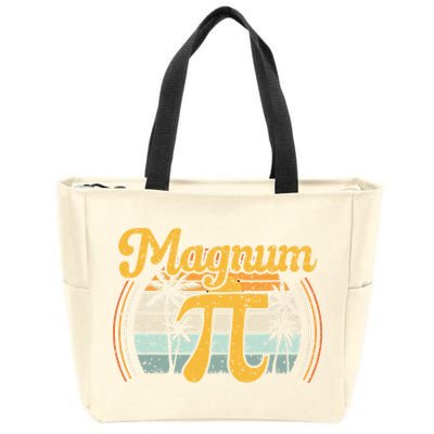 Magnum Pi Math Pi Day Retro math teacher Zip Tote Bag
