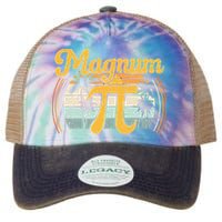 Magnum Pi Math Pi Day Retro math teacher Legacy Tie Dye Trucker Hat