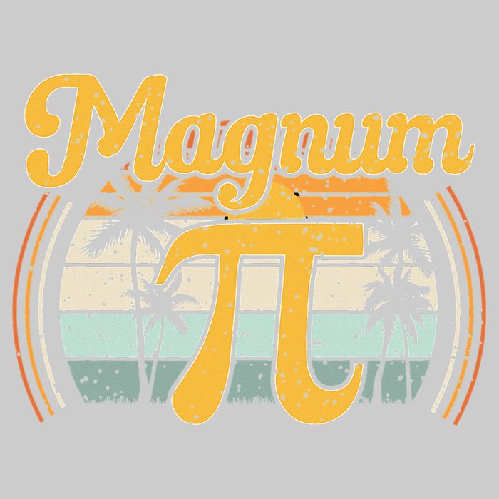 Magnum Pi Math Pi Day Retro math teacher Tie-Dye T-Shirt