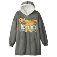 Magnum Pi Math Pi Day Retro math teacher Hooded Wearable Blanket