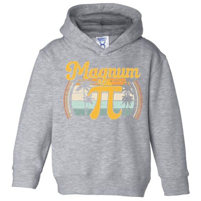 Magnum Pi Math Pi Day Retro math teacher Toddler Hoodie