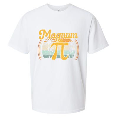 Magnum Pi Math Pi Day Retro math teacher Sueded Cloud Jersey T-Shirt