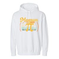 Magnum Pi Math Pi Day Retro math teacher Garment-Dyed Fleece Hoodie