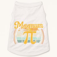 Magnum Pi Math Pi Day Retro math teacher Doggie Tank