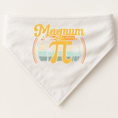 Magnum Pi Math Pi Day Retro math teacher USA-Made Doggie Bandana