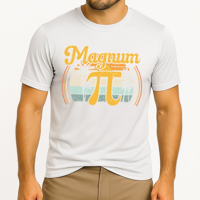 Magnum Pi Math Pi Day Retro math teacher Performance Shirt