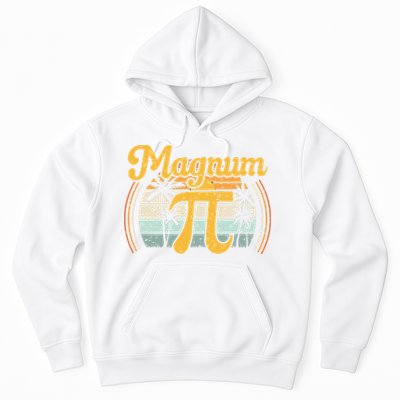 Magnum Pi Math Pi Day Retro math teacher Hoodie