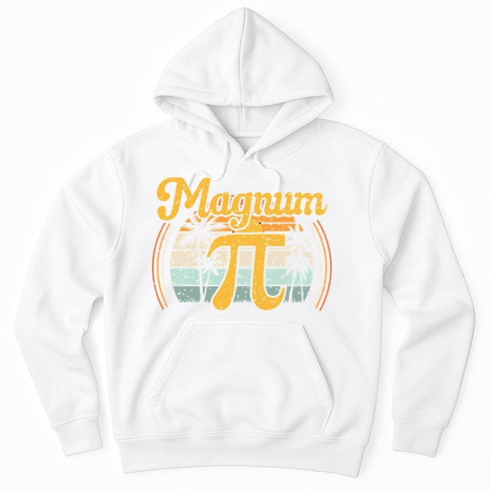 Magnum Pi Math Pi Day Retro math teacher Hoodie