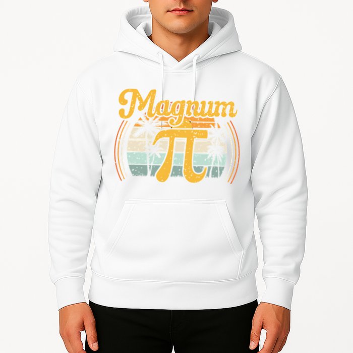 Magnum Pi Math Pi Day Retro math teacher Hoodie