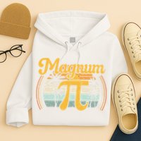 Magnum Pi Math Pi Day Retro math teacher Hoodie