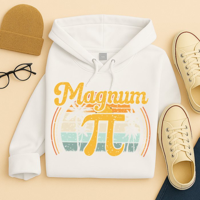 Magnum Pi Math Pi Day Retro math teacher Hoodie