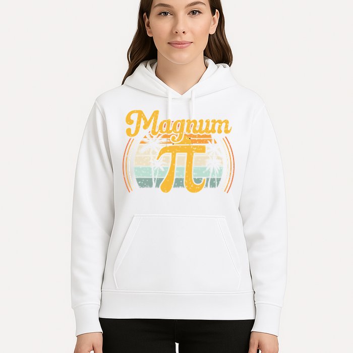 Magnum Pi Math Pi Day Retro math teacher Hoodie
