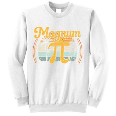 Magnum Pi Math Pi Day Retro math teacher Sweatshirt