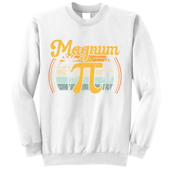 Magnum Pi Math Pi Day Retro math teacher Sweatshirt