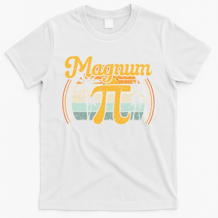 Magnum Pi Math Pi Day Retro math teacher T-Shirt
