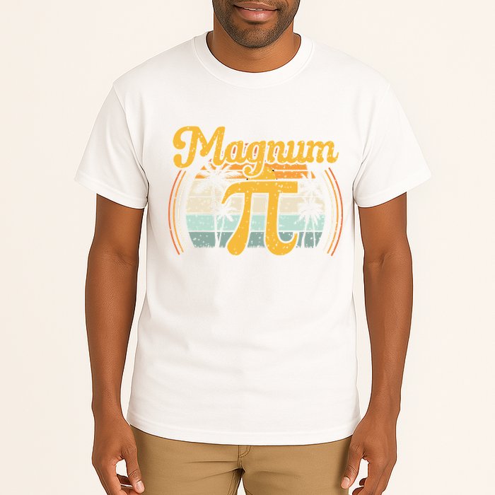 Magnum Pi Math Pi Day Retro math teacher Tall T-Shirt