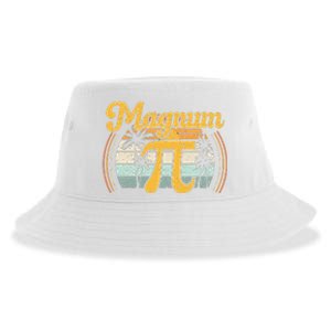 Magnum Pi Math Pi Day Retro math teacher Sustainable Bucket Hat