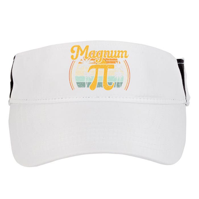 Magnum Pi Math Pi Day Retro math teacher Adult Drive Performance Visor