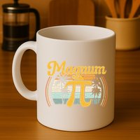 Magnum Pi Math Pi Day Retro math teacher Mug