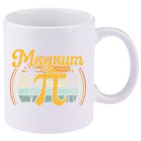 Magnum Pi Math Pi Day Retro math teacher 11oz C Handle Ceramic Mug