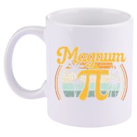 Magnum Pi Math Pi Day Retro math teacher 11oz C Handle Ceramic Mug