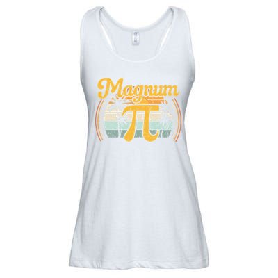 Magnum Pi Math Pi Day Retro math teacher Ladies Essential Flowy Tank