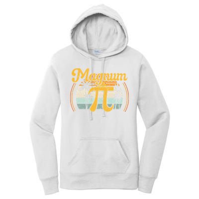 Magnum Pi Math Pi Day Retro math teacher Women's Pullover Hoodie