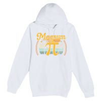 Magnum Pi Math Pi Day Retro math teacher Premium Pullover Hoodie
