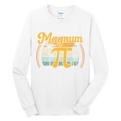 Magnum Pi Math Pi Day Retro math teacher Tall Long Sleeve T-Shirt
