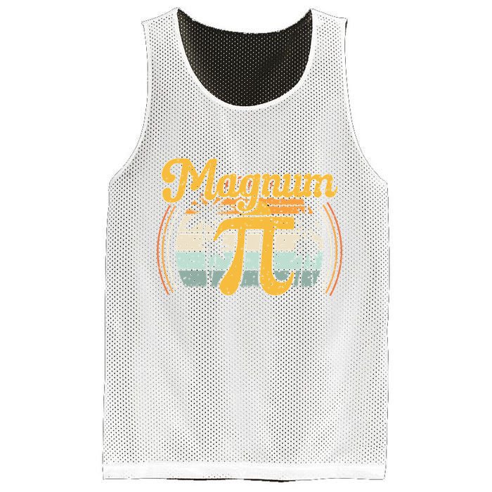 Magnum Pi Math Pi Day Retro math teacher Mesh Reversible Basketball Jersey Tank