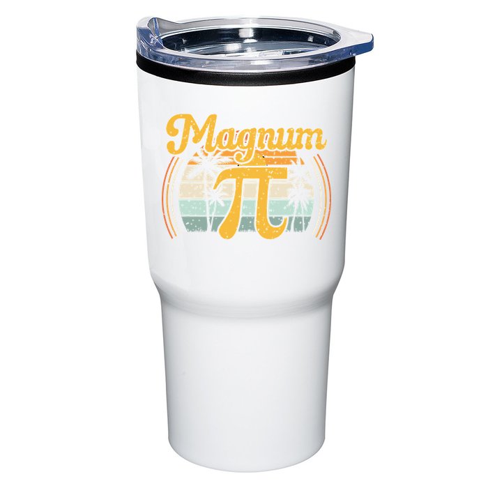 Magnum Pi Math Pi Day Retro math teacher Tumbler