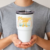 Magnum Pi Math Pi Day Retro math teacher Tumbler