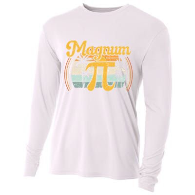 Magnum Pi Math Pi Day Retro math teacher Cooling Performance Long Sleeve Crew