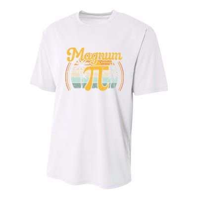 Magnum Pi Math Pi Day Retro math teacher Youth Performance Sprint T-Shirt