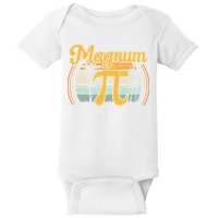Magnum Pi Math Pi Day Retro math teacher Baby Bodysuit