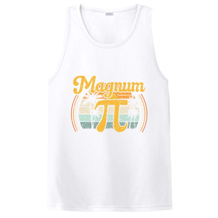 Magnum Pi Math Pi Day Retro math teacher PosiCharge Competitor Tank