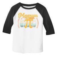 Magnum Pi Math Pi Day Retro math teacher Toddler Fine Jersey T-Shirt